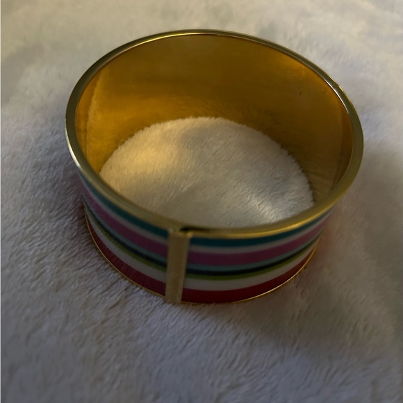 Like New Kate Spade New York Multi-Stripe Slip-On Bangle OS - Picture 5 of 12